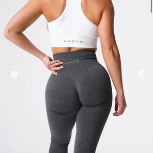 Black Speckled Contour Seamless Leggings